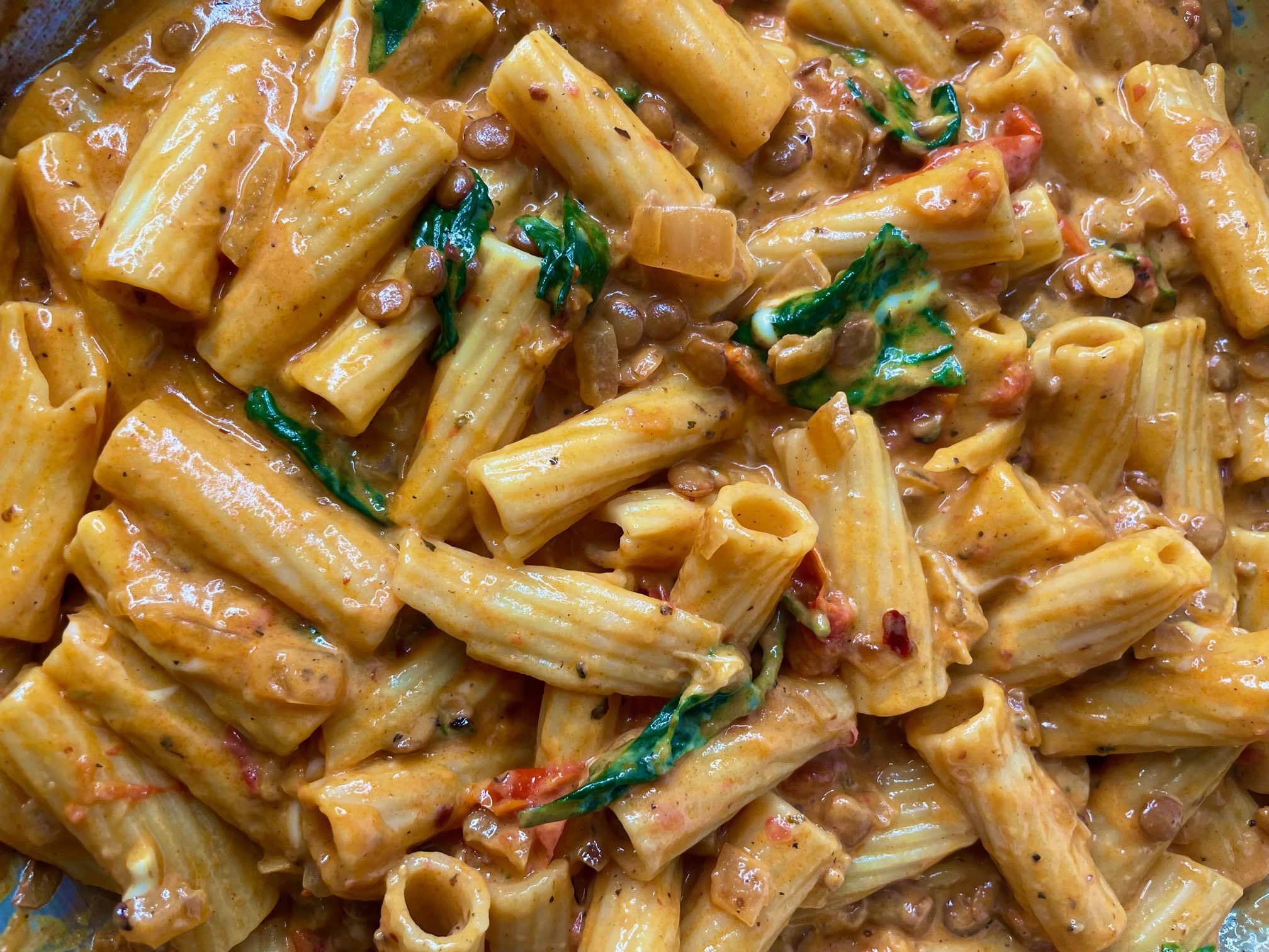 Creamy Vegan Lentil Pasta(£1.16p)