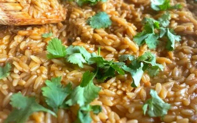 Creamy Gochujang Orzo