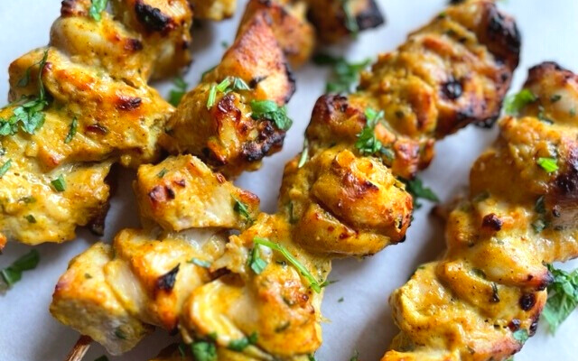 Grilled Chicken Skewers