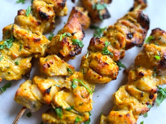 Grilled Chicken Skewers