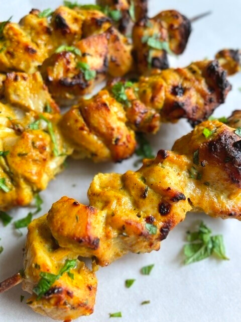  Grilled Chicken Skewers