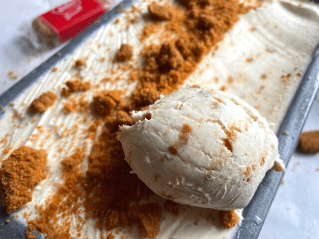 No-Churn Biscoff Ice Cream