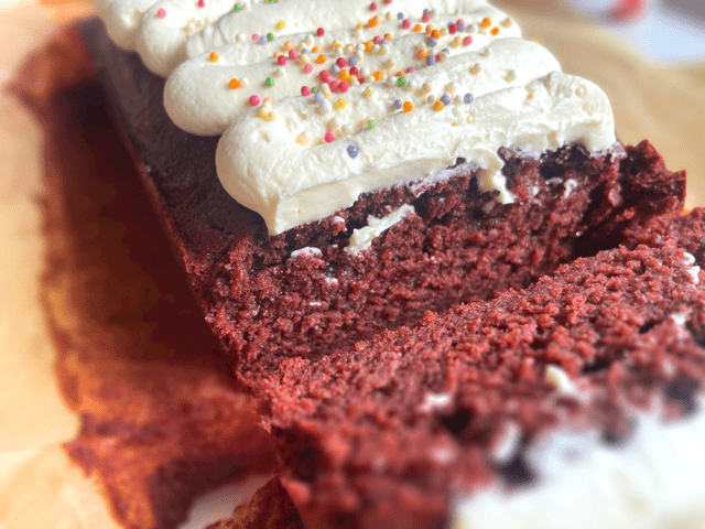 Red Velvet Loaf Cake