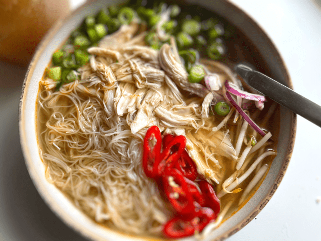 Chicken Noodle Soup (Ramen Style)