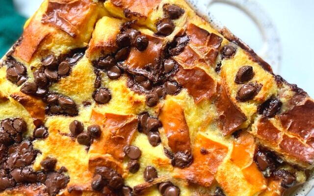 Chocolate Chip Bread Pudding