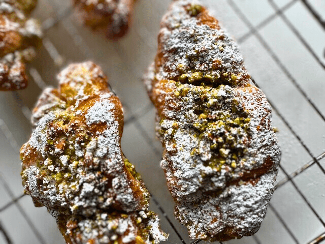 Pistachio Croissants